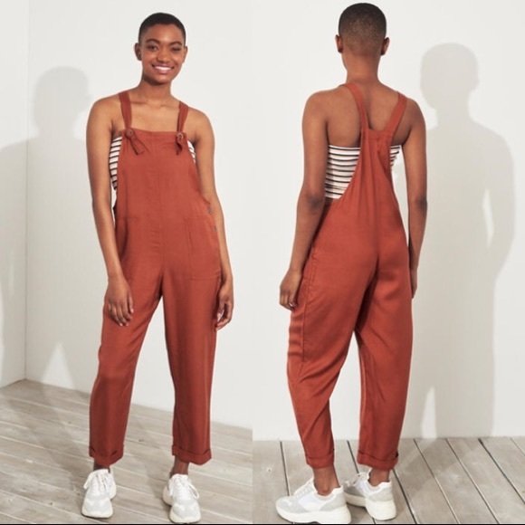 Burnt orange overalls Clearance